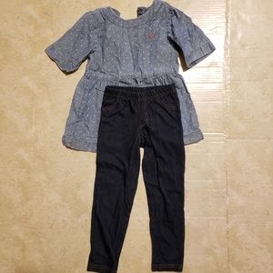 Carters 2 piece outfit